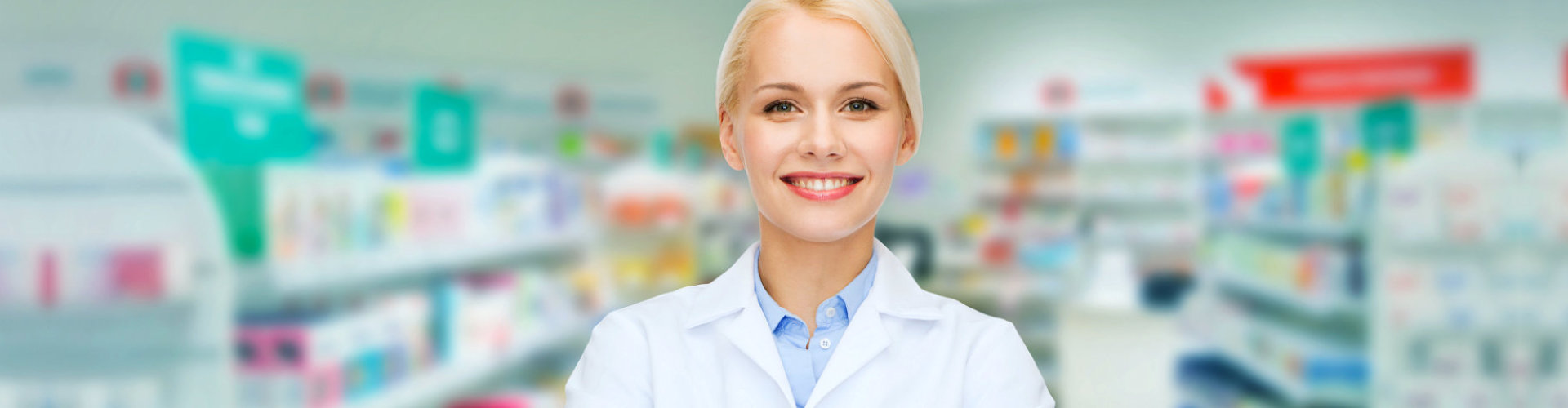 female pharmacists smiling